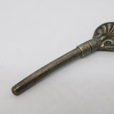Victorian Cut Steel Floral Pattern Pipe Tamper Antique c1860