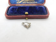 Sterling Silver Ringing Bell Charm Pendant Vintage c1970