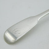Candian Provincial Georgian Sterling Silver Tablespoon Antique Nova Scotia