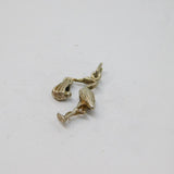 Sterling Silver Stork Bird With Baby Charm Pendant Vintage c1970
