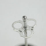 Art Deco Sterling Silver Hat Pin Cushion Stand Antique 1922 London