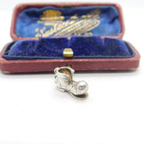 Sterling Silver Old Boot Charm Pendant Vintage c1970