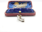 Sterling Silver Old Boot Charm Pendant Vintage c1970