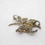 Sterling Silver Medieval Knight Charm Pendant Vintage c1970
