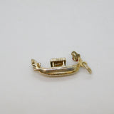 Sterling Silver Gondola With Lantern Charm Pendant Vintage c1970s