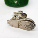 Sterling Silver Opening Family in the Shoe Charm Pendant Vintage c1970