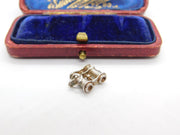 Sterling Silver Pair of Binoculars Charm Pendant Vintage c1970