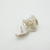 Sterling Silver Opening Bottle in Toby Jug Charm Pendant Vintage c1970