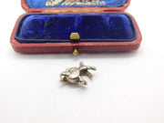 Sterling Silver Coiffed Poodle Dog Charm Pendant Vintage c1970