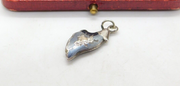 Sterling Silver & Enamel Dancing Goddess Charm Pendant Antique c1920