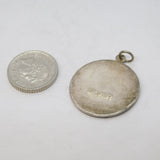 Sterling Silver St Christopher Travel Charm Pendant Vintage c1970s