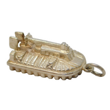 Sterling Silver Hovercraft Boat Charm Pendant Vintage c1970