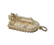 Sterling Silver Hovercraft Boat Charm Pendant Vintage c1970