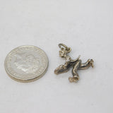 Sterling Silver Butler Charm Pendant Vintage c1970