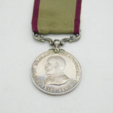 New Zealand George V Silver Territorial 12 Years Service Medal Antique 1911