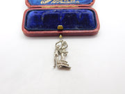 Sterling Silver Flamenco Dancing Couple Charm Pendant Vintage c1970