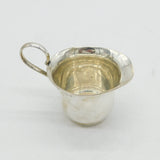 Art Deco Sterling Silver Small Cream Jug Antique 1922 Birmingham