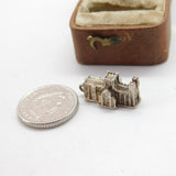 Sterling Silver Paddle Steam Boat Charm Pendant Vintage c1970