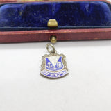 Sterling Silver & Enamel Southend-on-Sea Charm Pendant Vintage c1970