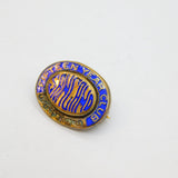 Sterling Silver Gilt "Sangamo Fifteen Year Club" Badge Vintage 1970 Birmingham