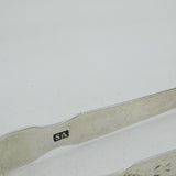 George III Pair of Sterling Silver Short Sugar Tongs Antique 1791 London