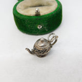 Sterling Silver Teapot Charm Pendant Vintage c1970