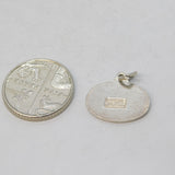 Sterling Silver Enamel Tintagel Charm Pendant Vintage c1970