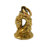 George III 9ct Gold & Banded Agate Eagle Form Fob Seal Antique c1820s