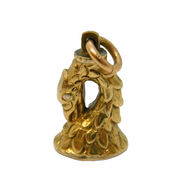 George III 9ct Gold & Banded Agate Eagle Form Fob Seal Antique c1820s