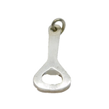 Sterling Silver Bottle Opener Charm Pendant Vintage c1970