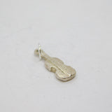 Sterling Silver Cello Or Double Bass Music Interest Charm Pendant Vintage c1970