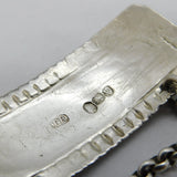 George III Sterling Silver 'Sweet Wine' Decanter Label Antique c1820s London