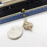 Sterling Silver Dancing Ballerina Charm Pendant Vintage c1970