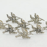 Set of Sterling Silver Pheasant Shooting Interest Place Settings Vintage London