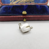 Sterling Silver Mortar Board Charm Pendant Vintage c1970