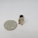 Sterling Silver Toby Jug Charm Pendant Vintage c1970