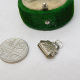 Sterling Silver Ladies Handbag Charm Pendant Vintage c1970