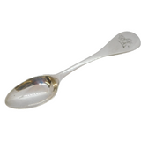 George III Sterling Silver Combination Medicine Spoon & Tongue Depressor Antique