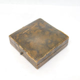 Edwardian Tooled Leather Jewellery Box 'C. Finch, Windsor' Antique c1910