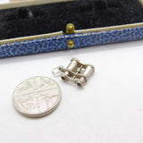 Sterling Silver Pair of Binoculars Charm Pendant Vintage c1970