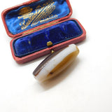 Spare Natural Resin Cylindrical Bead Charm Pendant Vintage c1970