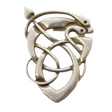 Contemporary Scottish Sterling Silver Celtic Birds Pendant 2013 Edinburgh