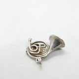 Sterling Silver French Horn Musical Charm Vintage c1970