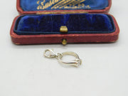 Sterling Silver Engagement Ring Charm Pendant Vintage c1970
