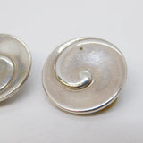 Georg Jensen Sterling Silver Danish Clip-On Earrings Vintage 409 Torun