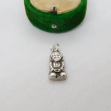 Sterling Silver Aztec Style Charm Pendant Vintage c1970
