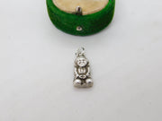 Sterling Silver Aztec Style Charm Pendant Vintage c1970