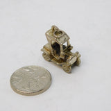 Sterling Silver Motor Car Charm Pendant Vintage c1970