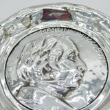 Edwardian Sterling Silver 'Martin Chuzzlewit' Dickens Ring Dish Antique 1906