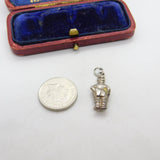 Sterling Silver Fat Controller Charm Pendant Vintage c1970